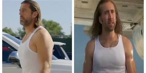 Aaron Rodgers Arrives At Training Camp And People Think He Looks Like Nicolas Cage Indy100