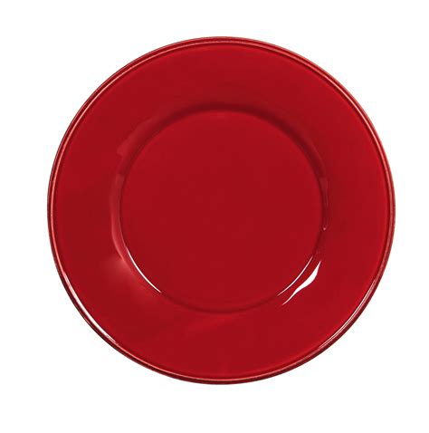 Assiette Plate Constance Rouge C T Table Cosy Maison