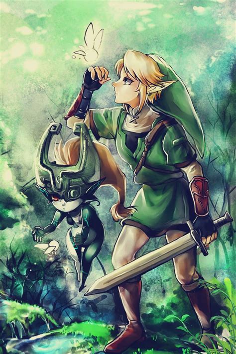 Link And Midna Zelda Personajes Imagenes De Zelda Zelda Princesa
