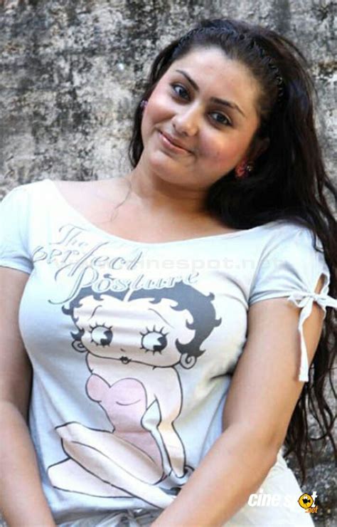 Namitha Busty Babe In A Very Tight Tops N Mini Skirt Showing The Shape
