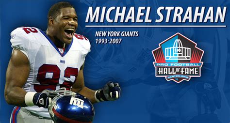 Michael Strahan Pro Football Hall Of Fame Class Of 2014