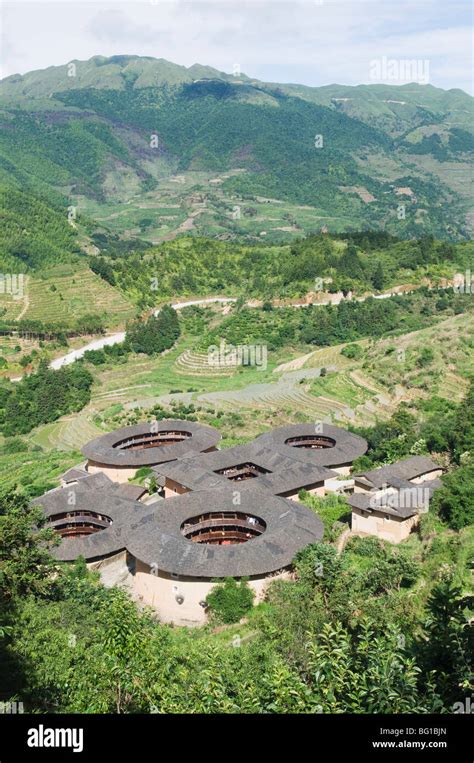 Hakka Tulou Round Earth Buildings Unesco World Heritage Site Fujian