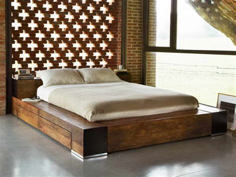 Find bedroom furniture & decor you love at hayneedle, where you can buy online while you explore our room designs and curated looks for tips, ideas & inspiration to help you along the way. Contemporary Natural Brown Reclaimed Solid Wood Bed Frame ...