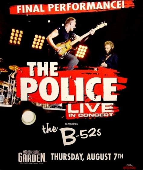 The Police Final Concert Poster Madison Sq Garden Nyc 2 X 3 Rare 2008 New