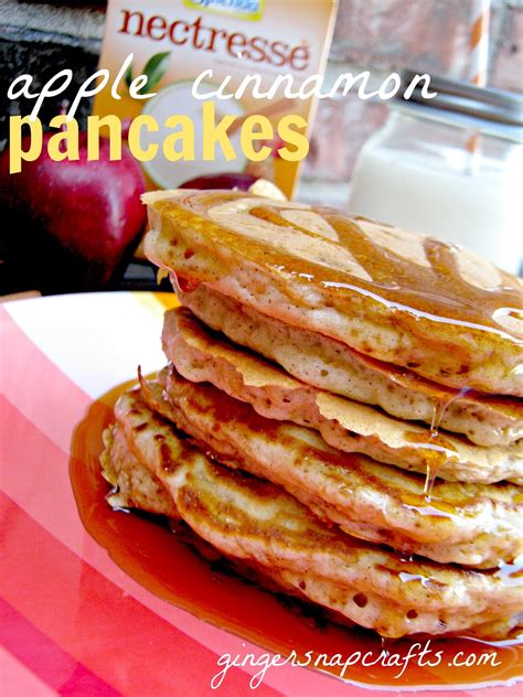 Ginger Snap Crafts Apple Cinnamon Pancakes Recipe