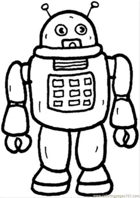 子供のための無料の印刷可能なロボットのぬりえ 雑多 12月 2023