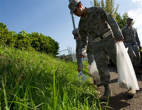 Airmen Support Monthly Clean Up Around Local Community Pacific Air
