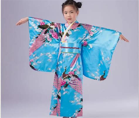 Japonais Kimono Enfant Costumes Princesse Asiatique Enfants Geisha