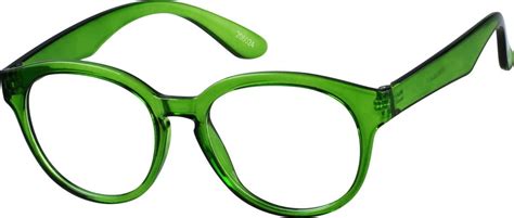 Green Flexible Plastic Full Rim Frame 2060 Zenni Optical Eyeglasses