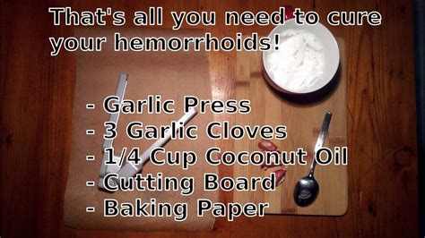 Hemorrhoids Home Remedy Suppository Recipe To Rapidly Cure Piles