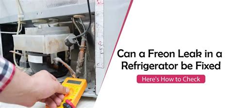 Can A Freon Leak In A Refrigerator Be Fixed Heres How To Check