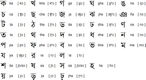 Bengali 102 Consonants