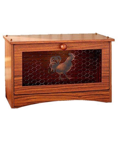 The Lakeside Collection Country Kitchen Bread Box Rooster Lakeside