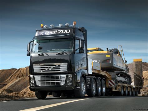 Volvo Fh 16 700 750 With A Heavy Equipment Transport Volvo