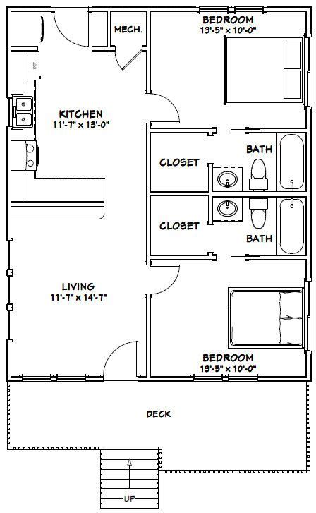 X House X H A Sq Ft Excellent Floor Plans Tiny