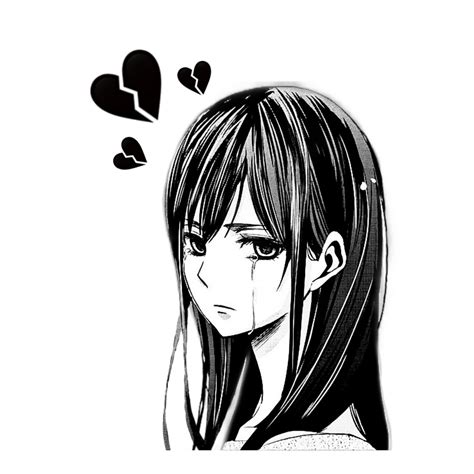 Aesthetic Heart Broken Sad Anime Girl Anime Girl