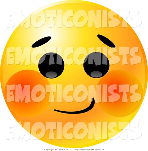 Blushing Smiley Clipart Clipart Suggest