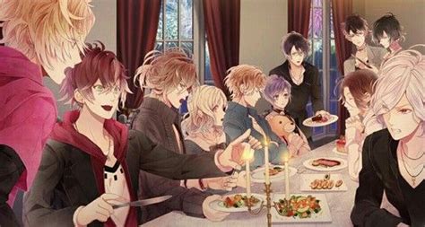 Diabolik Lovers Sakamaki And Mukami Brothers Eating Together Anime