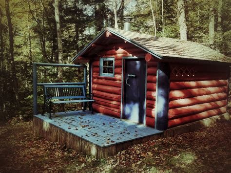 Painted Log Cabin In Willimantic Maine Cabin Rustic Cabin Log