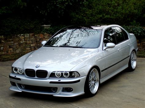 Sleek Titanium Silver Bmw E39 M5 With Upgraded Features