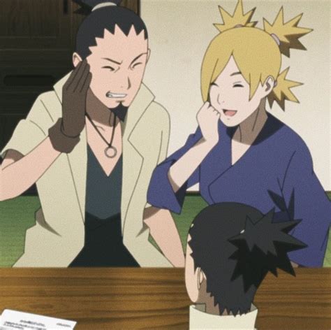 Asuma And Kurenai Naruto And Shikamaru Shikadai Shikatema Naruto