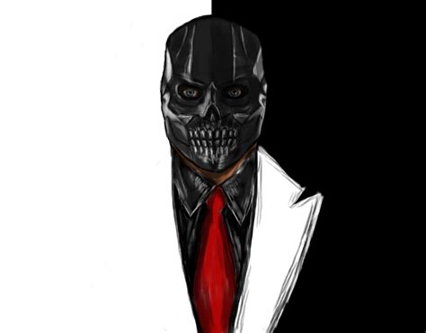 Black Mask Dc Logo