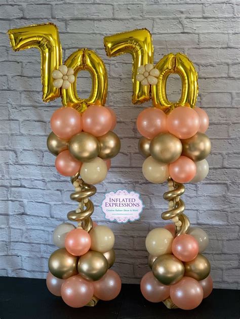 70th Birthday Balloon Centerpieces 70th Birthday Ideas For Mom 70th