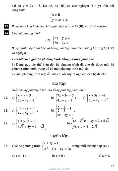 tổng hợp 23 cách làm bài giải hệ phương trình lớp 9 mới nhất