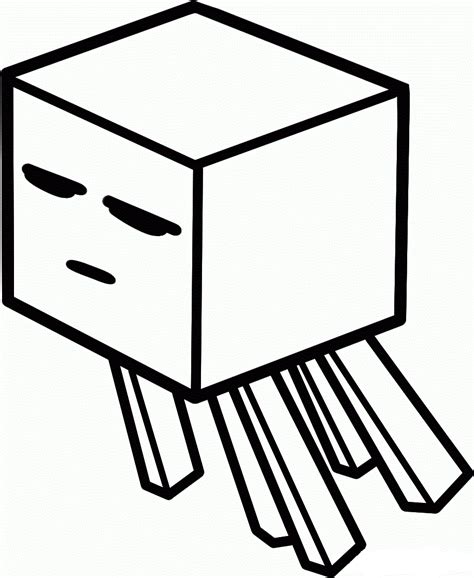 Dibujos De Ghast Minecraft Para Colorear Para Colorear Pintar E