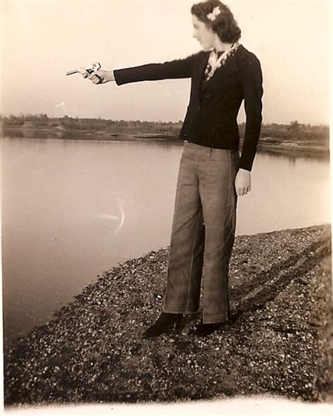 Call Me Madam 22 Funny Vintage Snapshots Of Women Posing With Guns