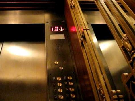 Exquisite Historic Otis Traction Elevators At The Plaza Hotel Youtube