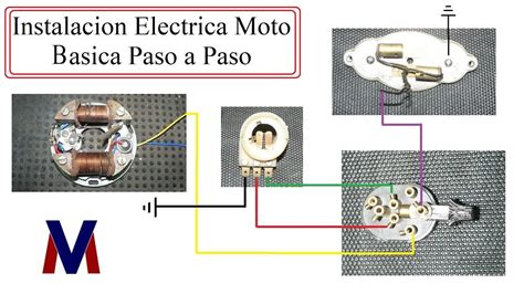 Instalacion Electrica Moto Basica Paso A Paso Youtube