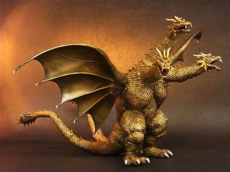 King Ghidorah Monster Zero Kaiju Art Godzilla Toys Kaiju Monsters Images