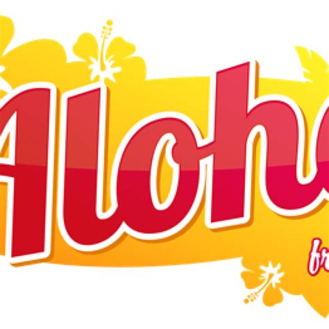 Aloha Word Clip Art