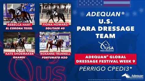 Us Equestrian Announces Adequan® Us Para Dressage Team For Perrigo