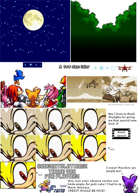 Game Boy Advance Sonic Advance True Ending The Spriters Resource