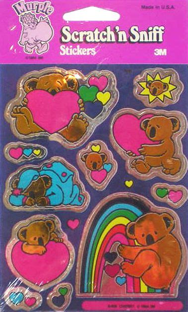 3m Murple Koala Stickers Sniff Sticker Sticker Book