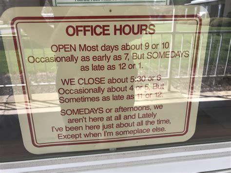 This Office Hours Sign Rmildlyinfuriating
