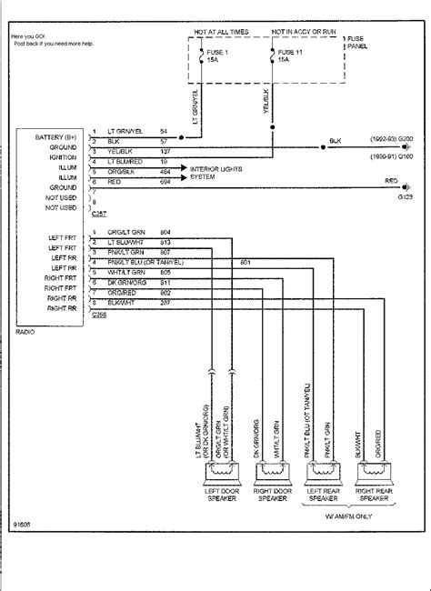 This diagram contains helpful information for car alarm or convience item installations. 94 Mercury Sable Wiring Diagram - Wiring Diagram Networks