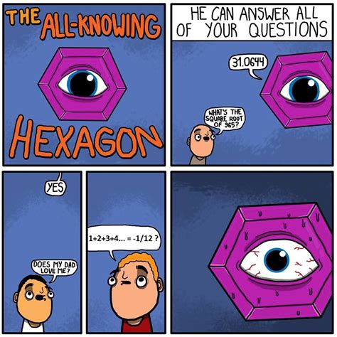 the all knowing hexagon r physicsmemes