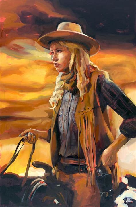 An Artist Replaced The Men In These Classic Westerns With Women The