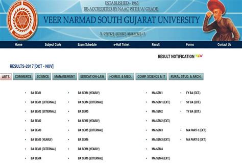 All students of veer narmad south. VNSGU UG, PG December 2017 Exam Results Released at vnsgu ...