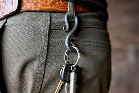 Belt Loop Leather Keychain Choose A Design Ph