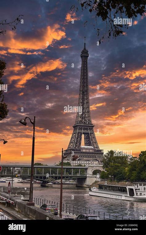 Beautiful View Of The Famous Eiffel Tower In Paris France The Best