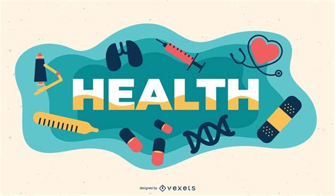 Health Subject Illustration - Vector Download
