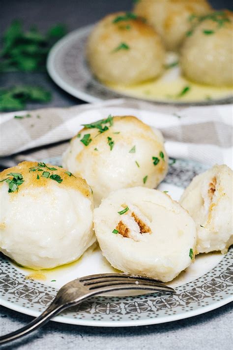 German Potato Dumplings Balls Kartoffelkloesse