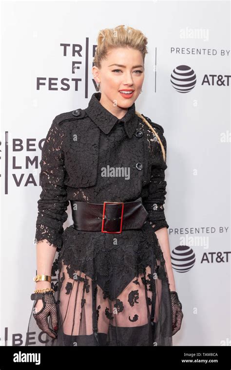 New York New York April 27 Amber Heard Attends Gully Screening At