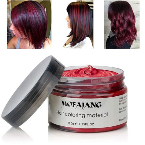 Mofajang Hair Coloring Dye Wax Orange Gold Instant Hair