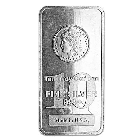 Morgan Silver Bar 10 Oz Highland Mint Us Silver Bars