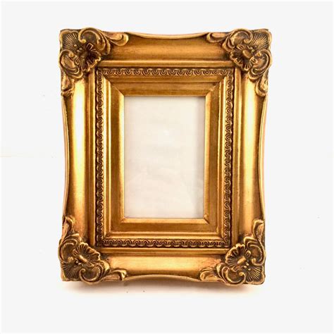 Ornate Gold Picture Frame By Ellasatticvintage On Etsy Gold Picture Frames Gold Frame Design